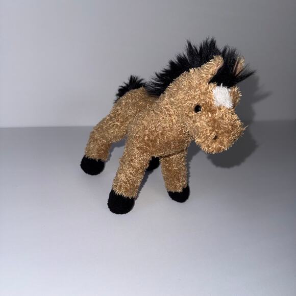 Douglas Cuddle Toy Tan Black Mane Buckskin Pony/Horse Plush Soft Stuffed Toy GUC - Picture 2 of 16